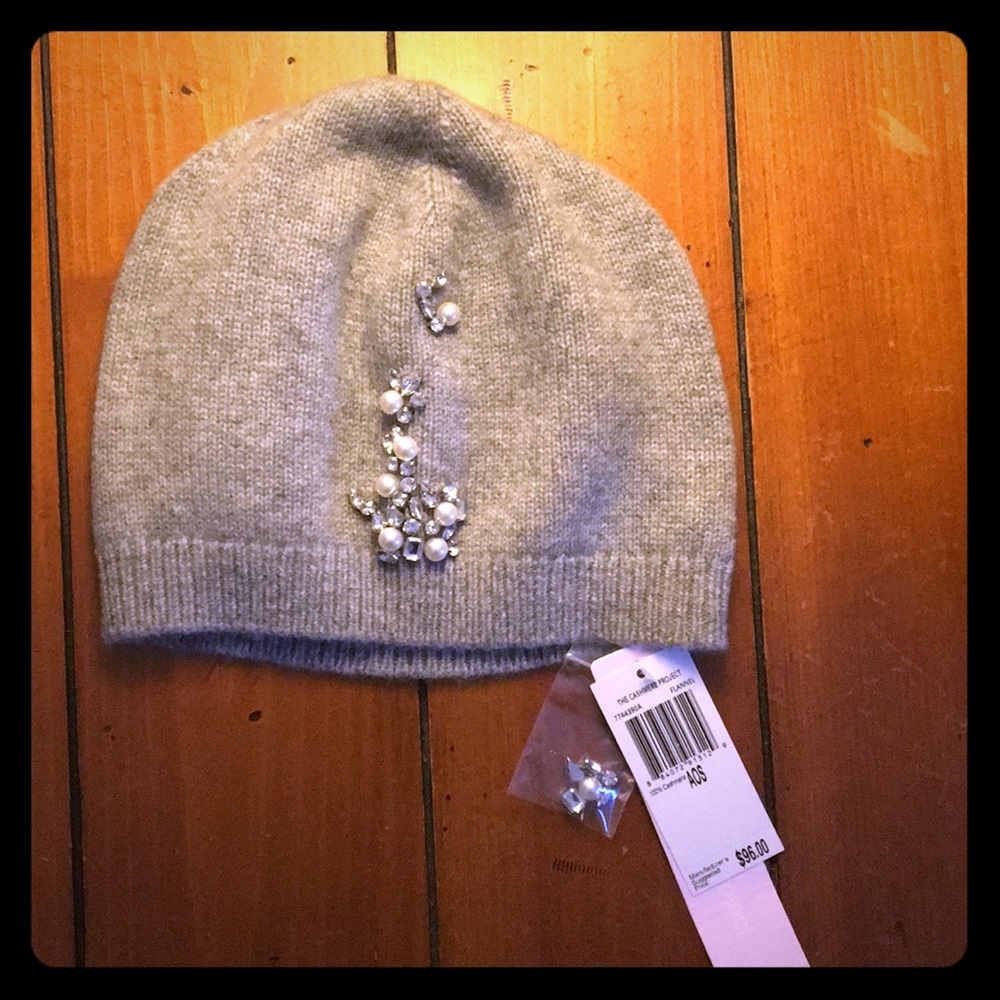 Bejeweled Knit Hat from The Cashmere Project.